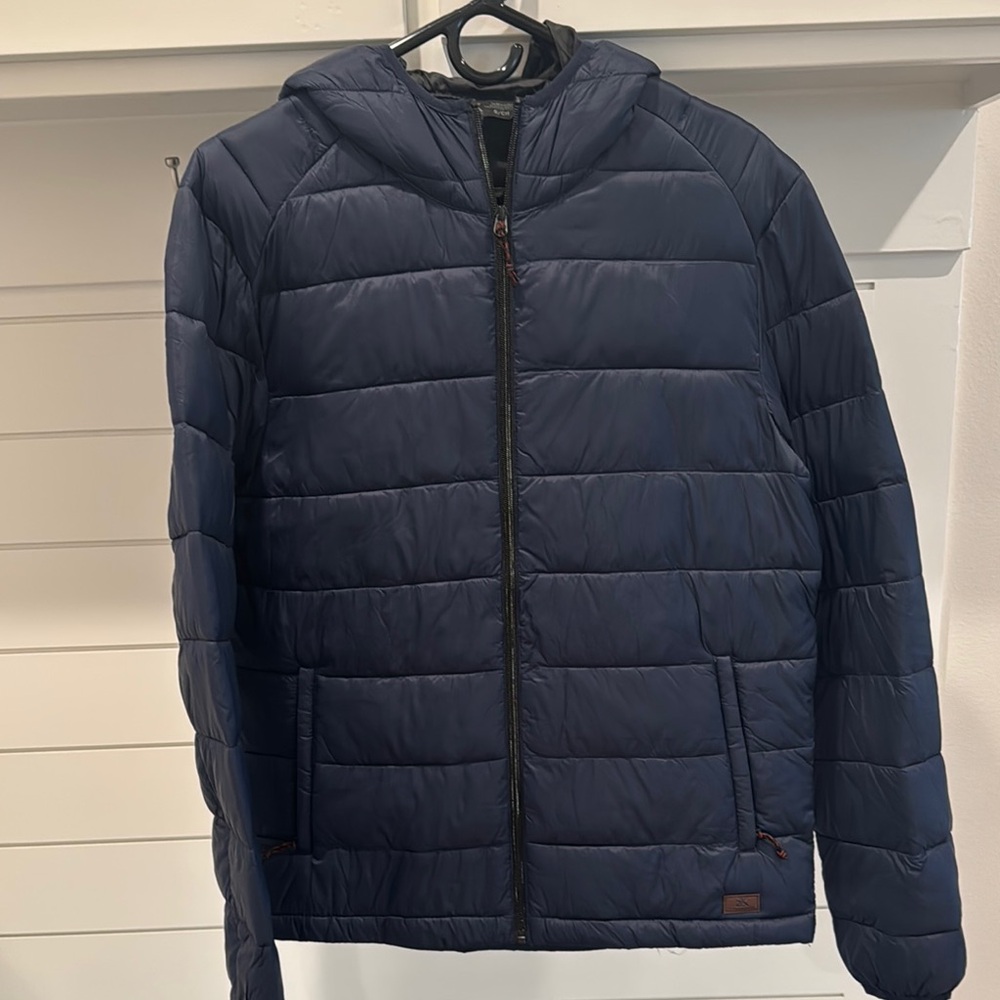 ZeroXposur Blue Quilted Puffer Jacket men’s size Small